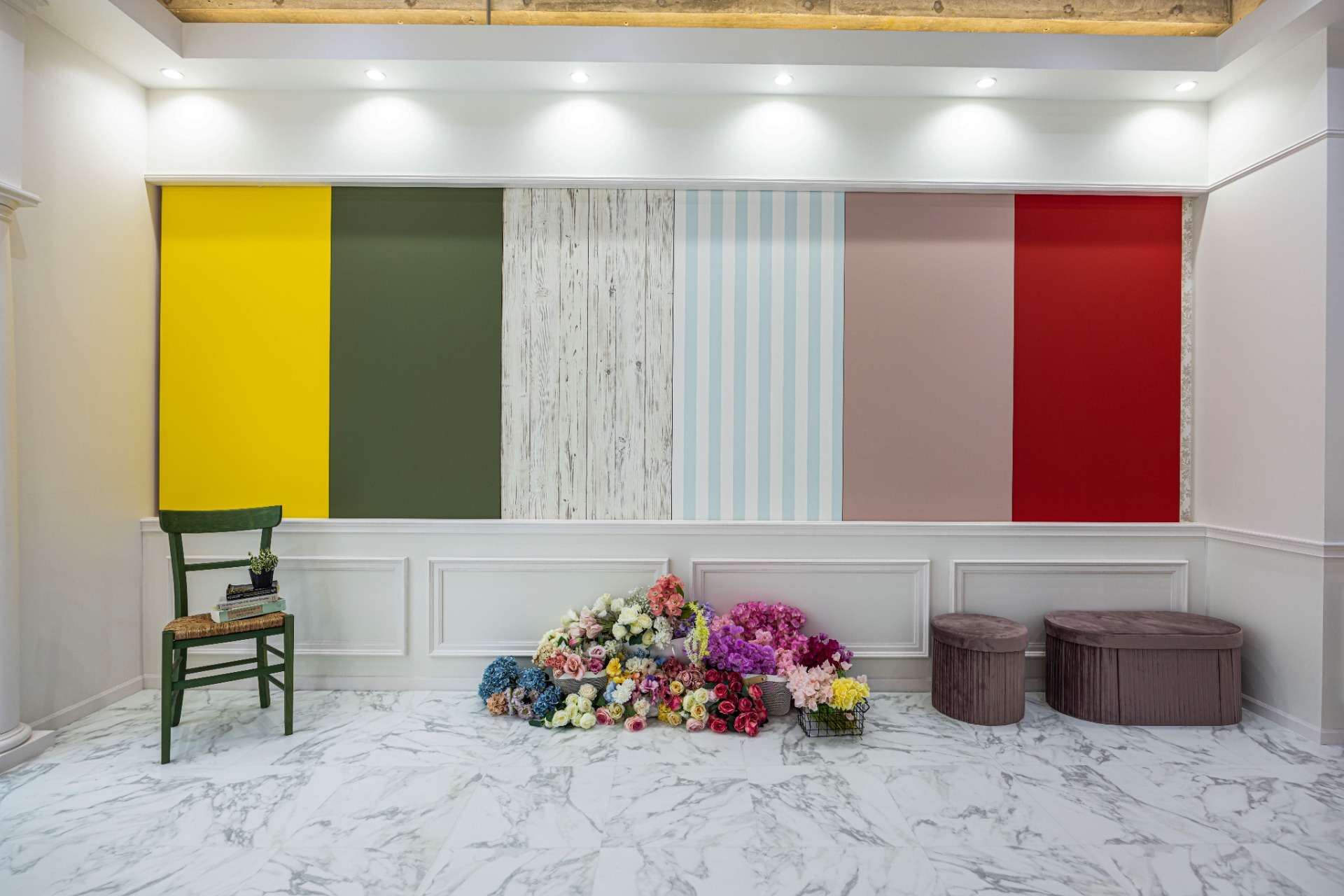 可変式パネルでシーンに合わせて交換できます。